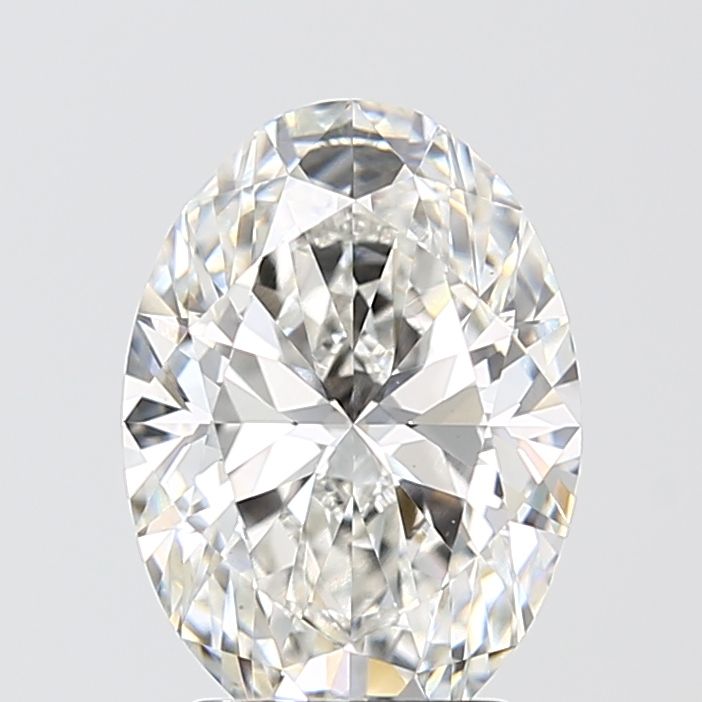 3.05 Carat F-VVS2 Oval Lab Diamond
