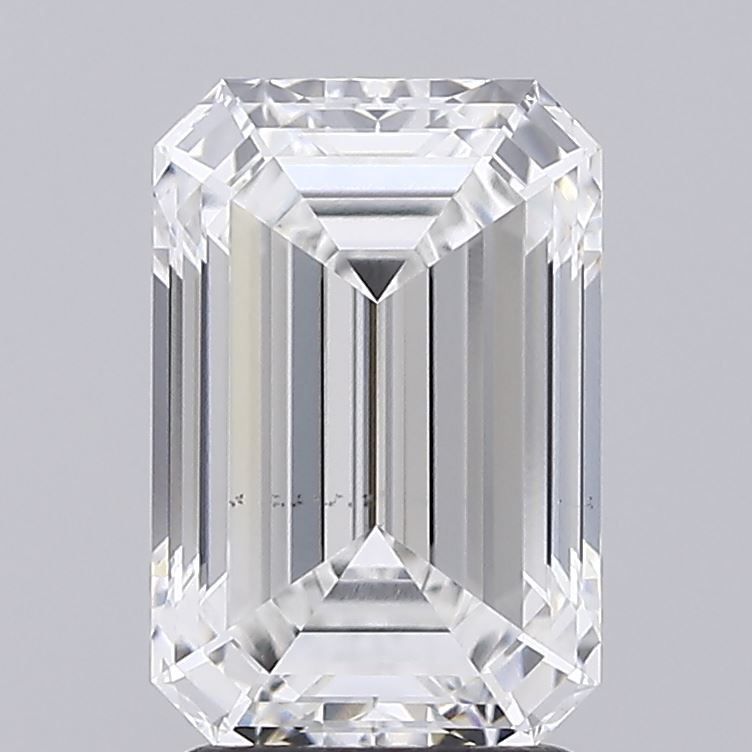 2.58 Carat F-VS2 Emerald Lab Diamond