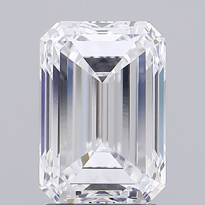 2.64 Carat D-VS1 Emerald Lab Diamond