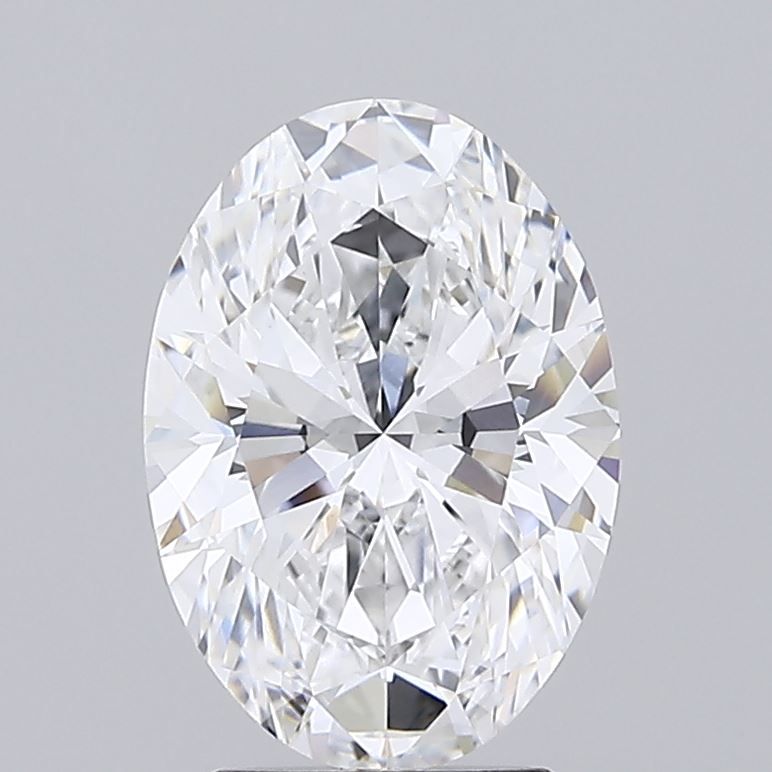 2.91 Carat D-VVS2 Oval Lab Diamond
