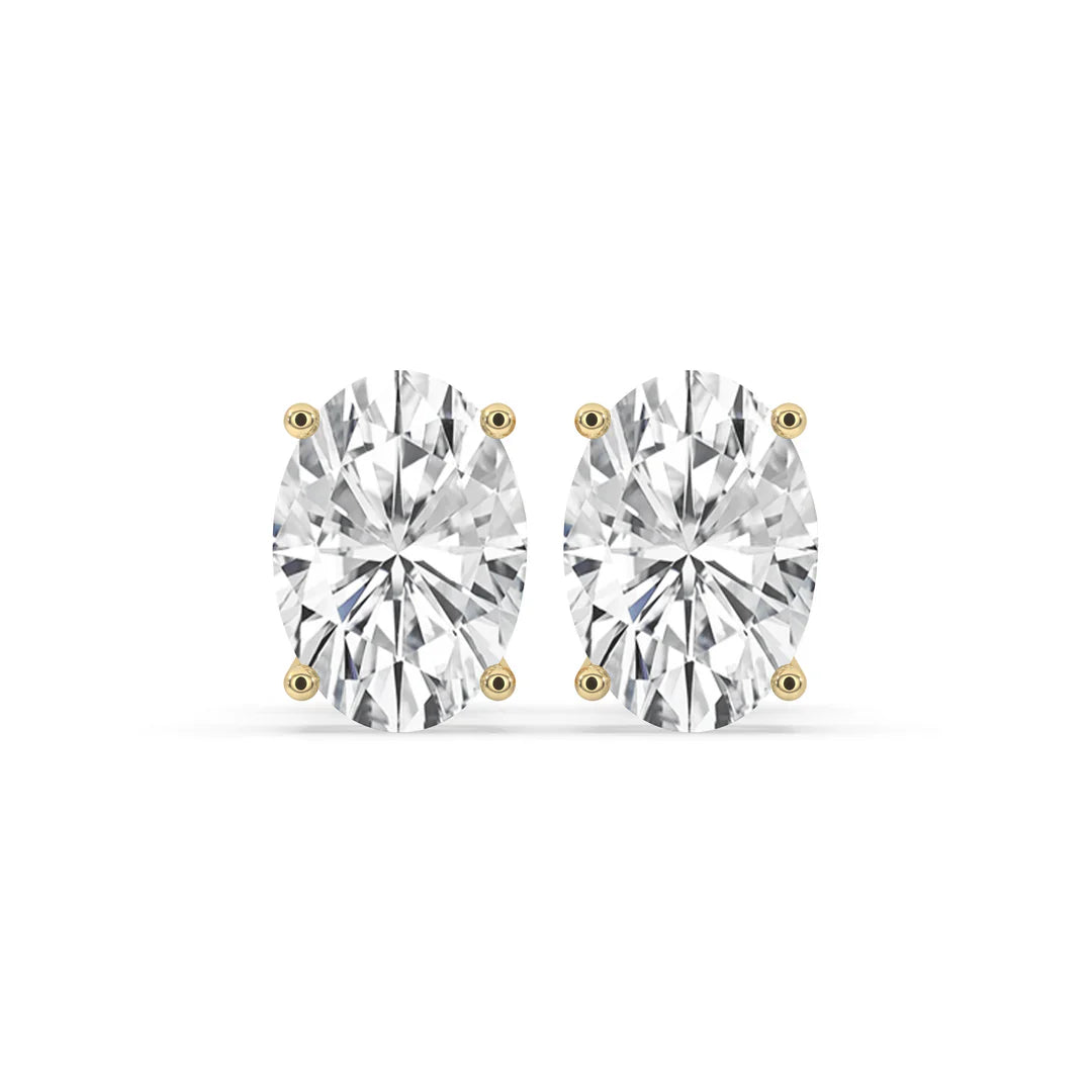 diamond solitaire earrings