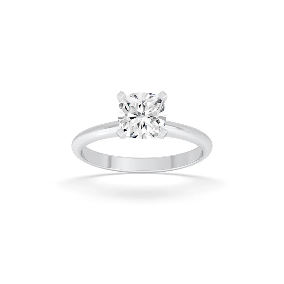 cushion cut diamond wedding rings