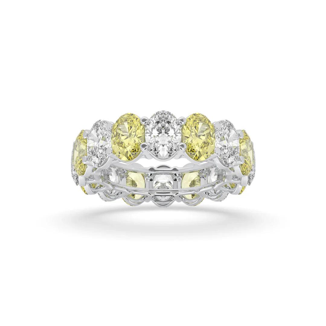 lab grown diamond wedding band