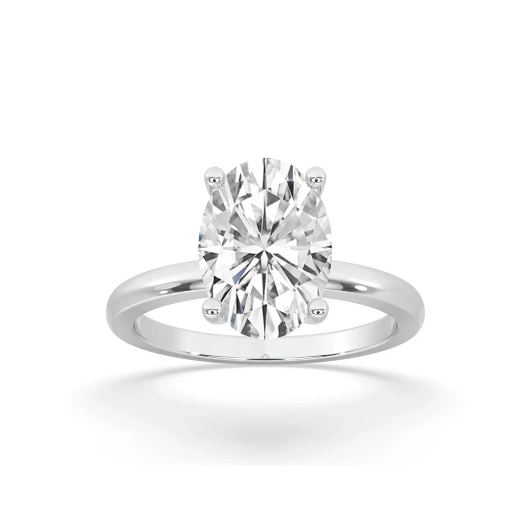 oval cut halo engagement rings
