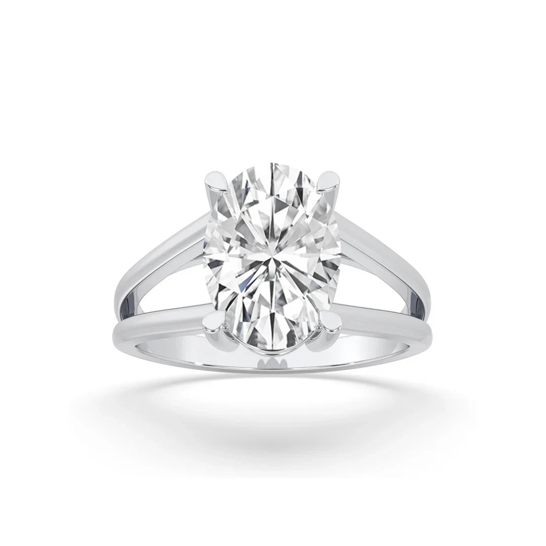 lab grown oval engagement rings
