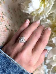 marquise diamond solitaire ring