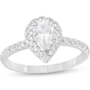 pear diamond engagement rings