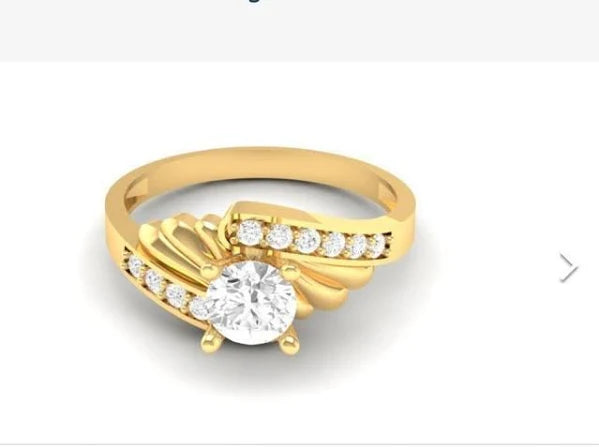 yellow gold anniversary rings