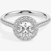 halo engagement rings