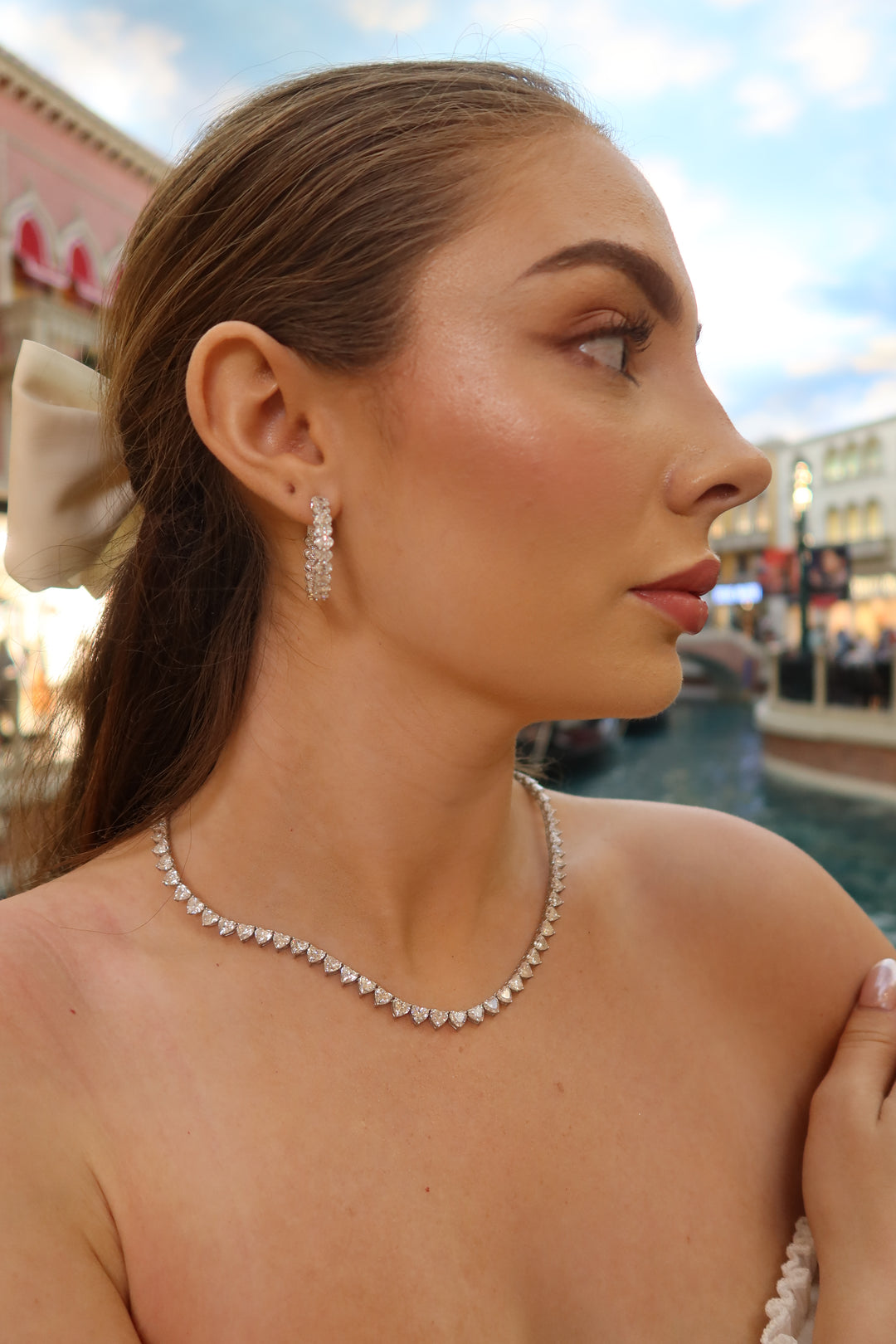Heart Straight Line Necklace