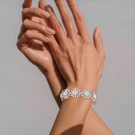 Floral Cluster Bracelet