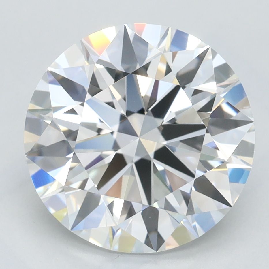 3.1 Carat D-IF Round Lab Diamond