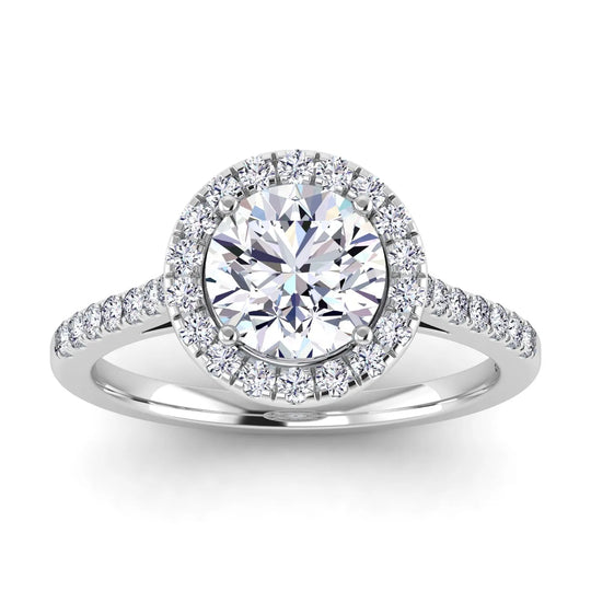 Round-White Gold|Round|14K White Gold|18K White Gold|Platinum